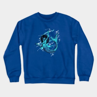 Blue Mermaid Crewneck Sweatshirt